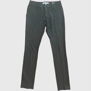 Kenneth Cole REACTION Y2K Mid Rise Black Coated Jegging Pants Leggings Women's 4